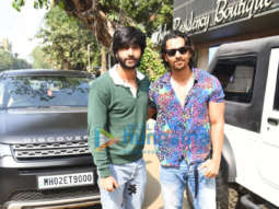 Photos: Meezaan Jafri and Harshvardhan Rane snapped in Juhu
