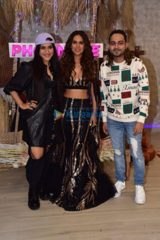Photos: Nia Sharma spotted at ‘Phoonk Le’ song launch