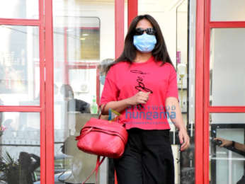 Photos: Richa Chadda snapped at a salon in Bandra