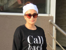 Photos: Tinaa Dattaa snapped with her dog in Andheri