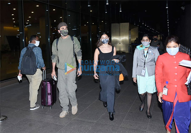 Ranbir Kapoor and Alia Bhatt are back in Mumbai after spending New Year in East Africa