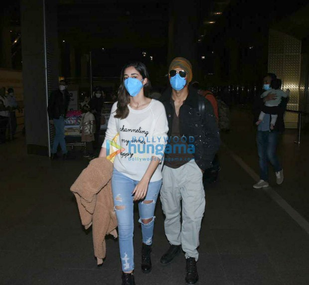 Rumoured couple Ananya Panday and Ishaan Khatter return to Mumbai after ringing in New Year in Ranthambore