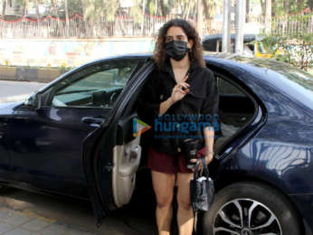 Photos: Sanya Malhotra spotted in Santacruz