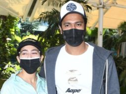 Sara Ali Khan and Vicky Kaushal spotted at the airport
