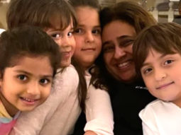Shah Rukh Khan’s manager shares unseen picture of AbRam posing with Karan Johar’s kids Yash and Roohi