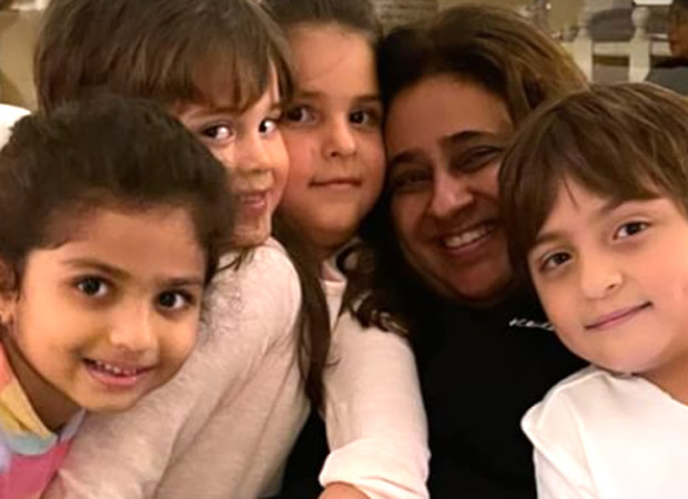 Shah Rukh Khan's manager shares unseen picture of AbRam posing with Karan Johar's kids Yash and Roohi