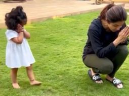 Shilpa Shetty’s daughter Samisha chants Gayatri mantra as she prays for an injured bird