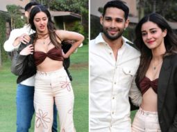 Siddhant Chaturvedi offers his jacket to Ananya Panday amid chilly weather during Gehraiyaan promotions