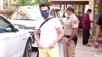 Spotted: Aamir Khan at dubbing studio