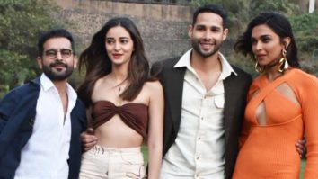 Spotted: Deepika Padukone, Siddhant Chaturvedi, Ananya Panday and Shakun Batra promoting Gehraiyaan