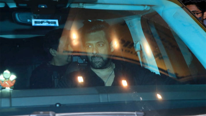 Spotted: Salman Khan at Estella, Juhu