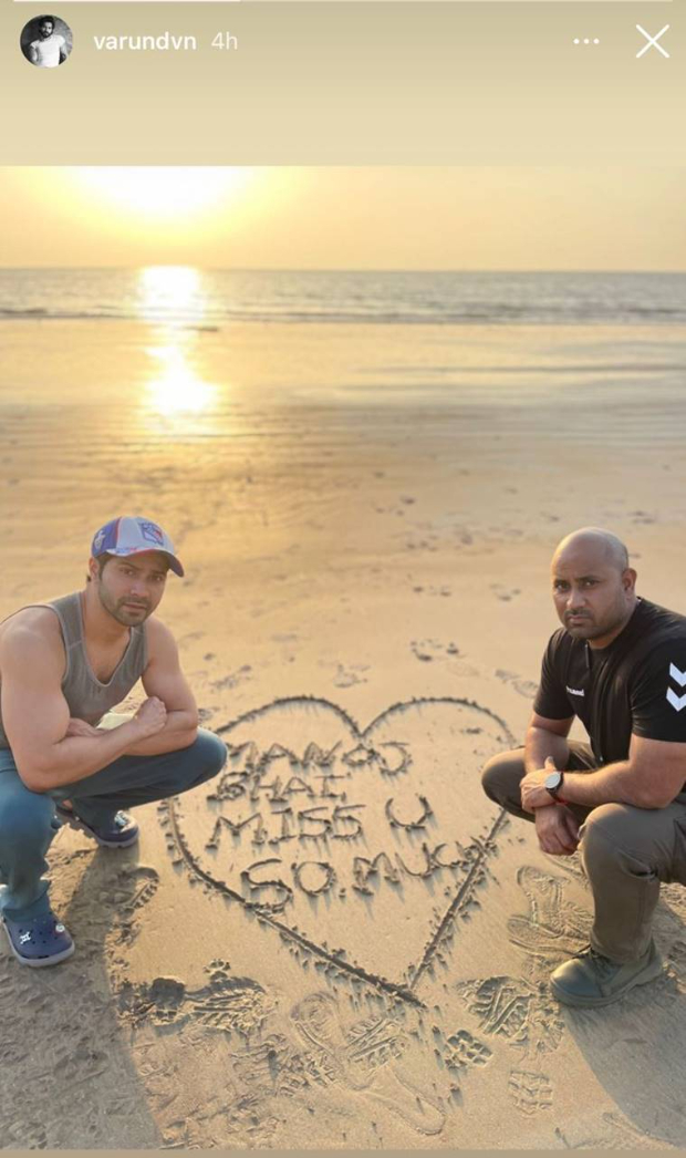Varun Dhawan misses his driver Manoj Sahu, remembers him with a thoughtful photo Varun Dhawan misses his driver Manoj Sahu, remembers him with a thoughtful photo