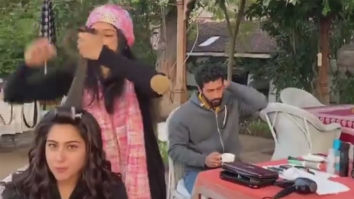 Vicky Kaushal teases Sara Ali Khan for her never-ending makeup sessions