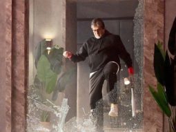 Amitabh Bachchan channels his ‘action hero’ avatar while breaking a glass wall in new photo