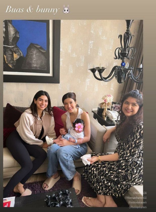 Anshula, Shanaya and Khushi Kapoor poses with cousin Mohit Marwah's daughter Anshula, Shanaya and Khushi Kapoor poses with cousin Mohit Marwah's daughter