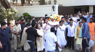 Bappi Lahiri begins his last journey; Bappa Lahiri arrives from LA for his father’s funeral 