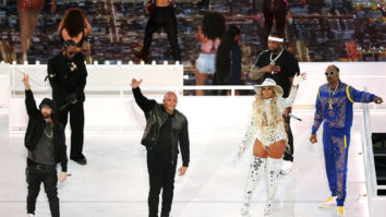 Dr. Dre, Eminem, Mary J. Blige, Kendrick Lamar, 50 Cent and Snoop Dogg set the stage fire with their electrifying performance at Super Bowl 2022 halftime show