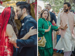 Farhan Akhtar and Shibani Dandekar share a kiss and first dance in dreamy wedding photos; Hrithik Roshan, Farah Khan burn the dance floor