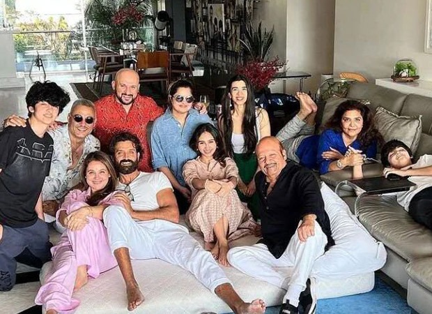 Hrithik Roshan’s rumoured girlfriend Saba Azad spends time with his sons and other family members