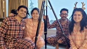 Ira Khan shares cutesy photo of her father Aamir Khan twinning with her boyfriend Nupur Shikhare in matching pajamas