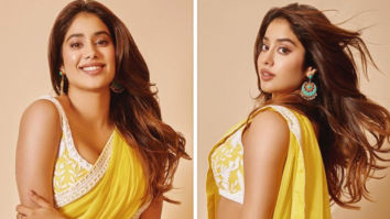 Janhvi Kapoor is a gorgeous vision in yellow saree