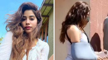 Janhvi Kapoor leaves the gym with an arm sling after an injury