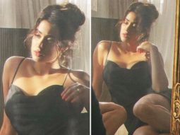Janhvi Kapoor stuns in a black slip dress as she poses for sun-kissed photos