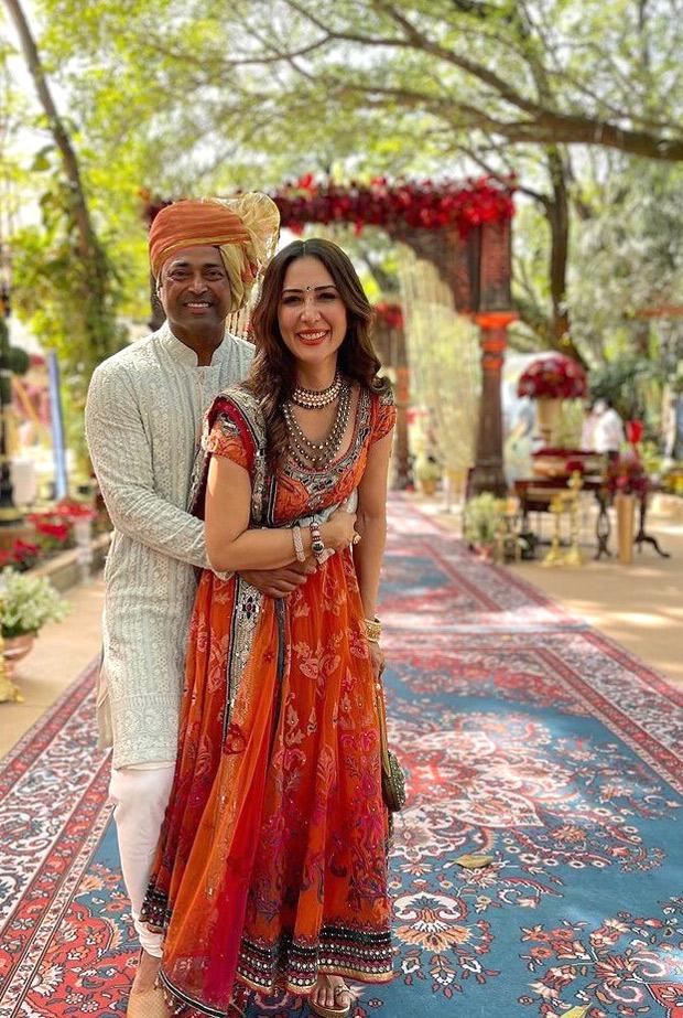 Kim Sharma shies away as boyfriend Leander Paes holds her close to him