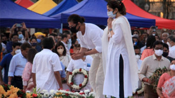 Lata Mangeshkar ji’s Funeral – Asha Bhosle, Shah Rukh Khan, Sachin Tendulkar bid her a teary goodbye