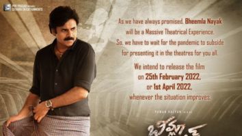 Makers of Pawan Kalyan starrer Bheemla Nayak block two release dates February 25 & April 1: ‘Will be a massive theatrical experience’