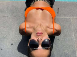 Malaika Arora calls Arjun Kapoor ‘caption chor’ as she posts pool side picture in orange bikini top and shorts
