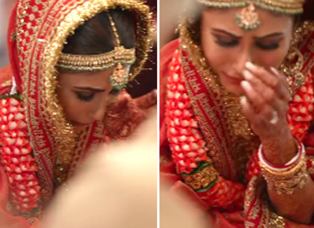 Mouni Roy gets emotional during her Bengali wedding ceremony with Suraj Nambiar, watch video 