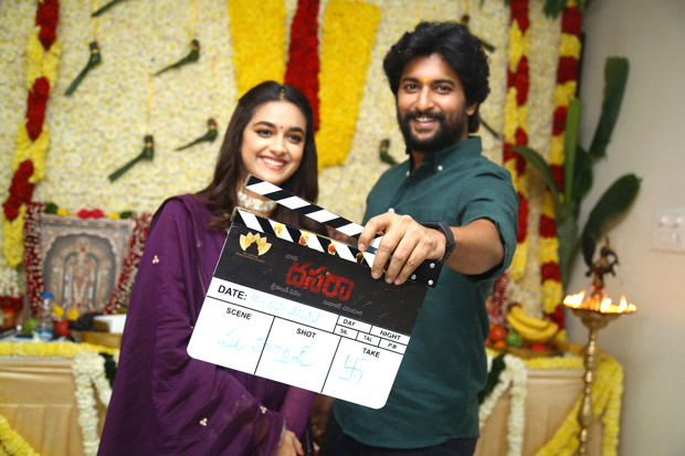 Nani and Keerthy Suresh kick-off Dasara with puja ceremony, shoot begins in March