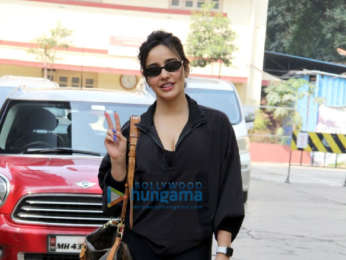 Photos: Neha Sharma spotted outside a gym in Bandra