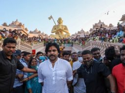 Pawan Kalyan pays a visit to the Equality statue; receives blessings from Chinna Jeeyar Swamy