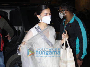 Photos: Alia Bhatt goes traditional for her airport look; Rashmika Mandanna keeps it chic