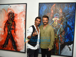 Photos: Anil Kapoor, Sunita Kapoor and Karan Singh Grover attend designer Anamika Khanna’s son Viraj Khanna’s art exhibition