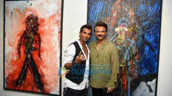 Photos: Anil Kapoor, Sunita Kapoor and Karan Singh Grover attend designer Anamika Khanna’s son Viraj Khanna’s art exhibition