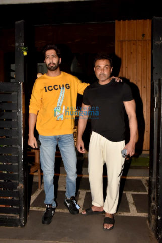 Photos: Bobby Deol and Ankur Bhatia spotted at Mizu