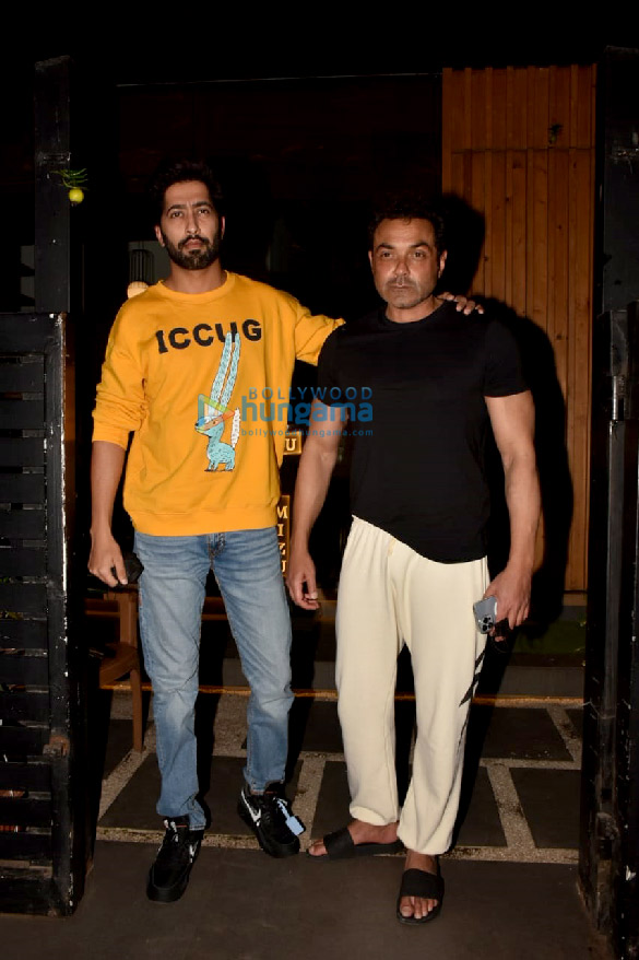 photos bobby deol and ankur bhatia spotted at mizu 2