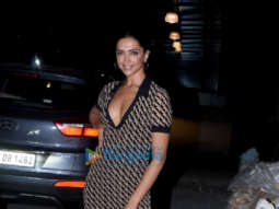 Photos: Deepika Padukone, Ananya Panday and Siddhant Chaturvedi snapped at the screening of the film Gehraiyaan