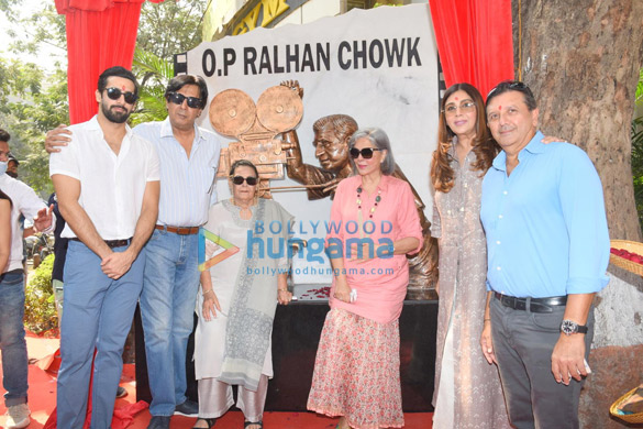 photos dharmendra zeenat aman priya dutt and others at the inauguration of o p ralhan chowk in mumbai 2