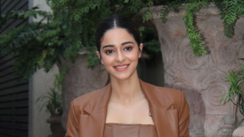Photos: Gehraiyaan star Ananya Panday snapped slaying an all leather ensemble post a photoshoot