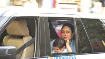 Photos: Kareena Kapoor Khan snapped with her son Jeh out on a drive