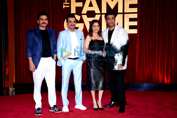 photos madhuri dixit sanjay kapoor karan johar and others unveil the trailer of the fame game1 4