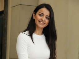 Photos: Mahima Makwana looks sharp in a white top and striped mini skirt as she gets clicked after her meeting at Siddharth Roy Kapur’s office