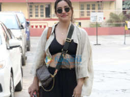 Photos: Neha Sharma spotted outside a gym in Bandra