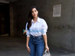 Photos: Nora Fatehi spotted at Anil Kapoor’s office in Santacruz