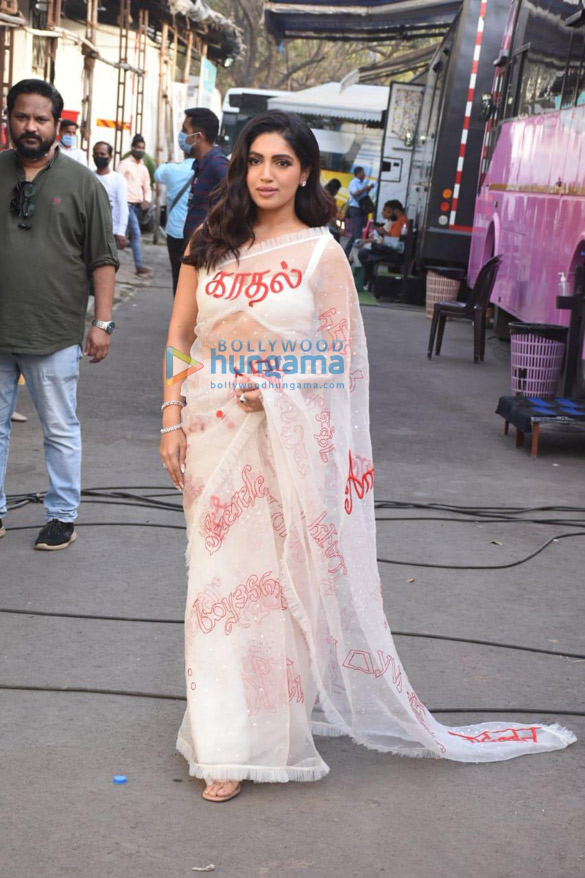 photos rajkummar rao bhumi pednekar and harshavardhan kulkarni snapped promoting badhaai do 4