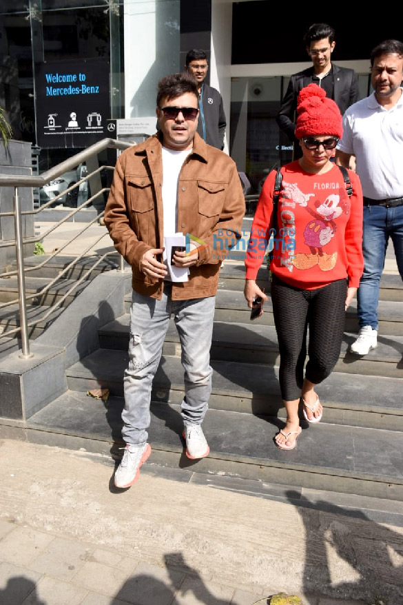 photos rakhi sawant and her husband snapped at a car showroom 3